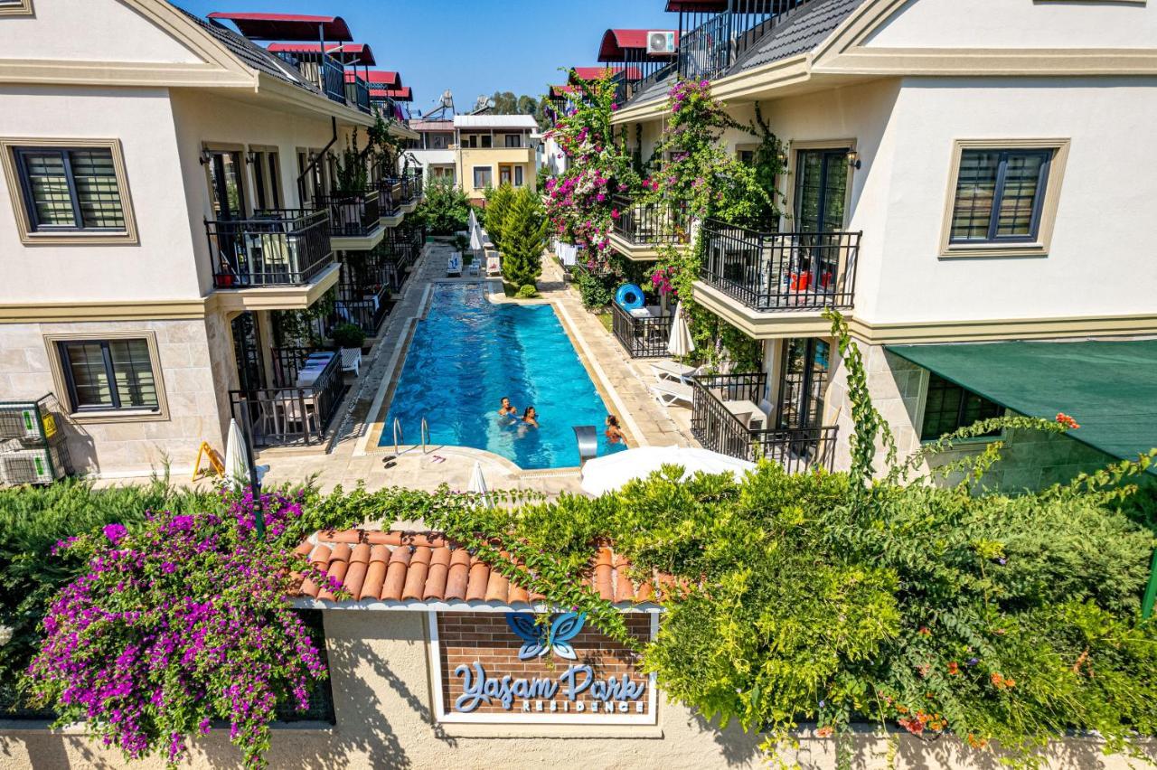 Yasam Park Apart Hotel - Fethiye Calis Beach Eksteriør bilde
